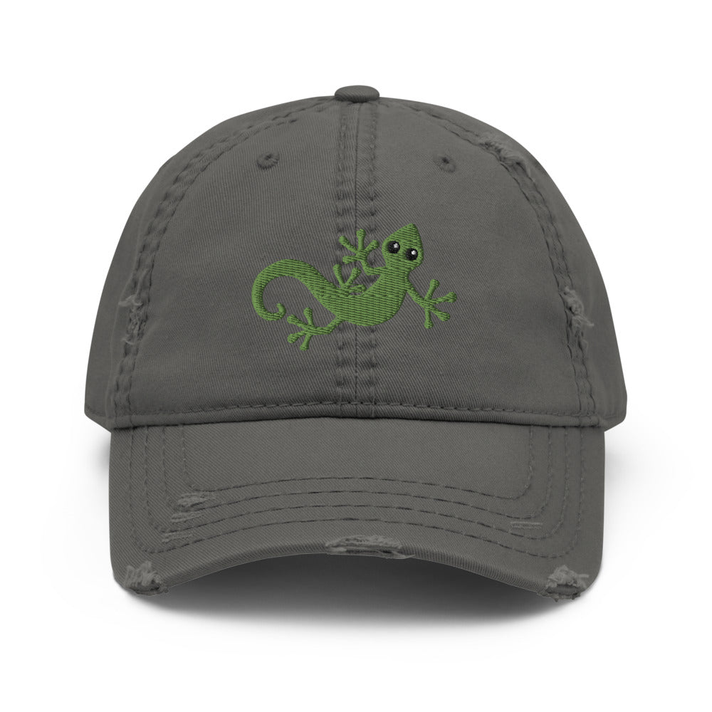 Green Lizzy Distressed Cap