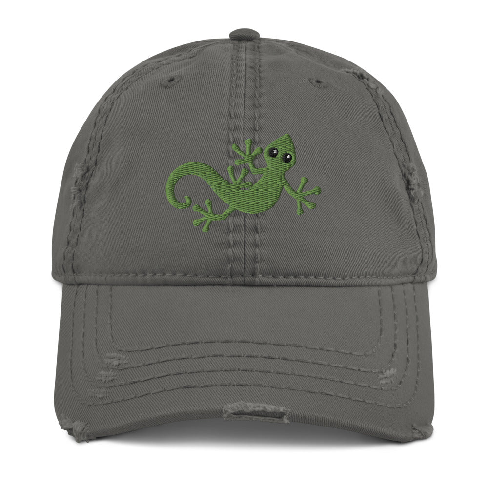 Green Lizzy Distressed Cap